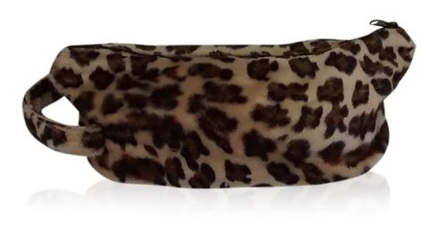 Bolso clutch - Terciopelo felino con forro